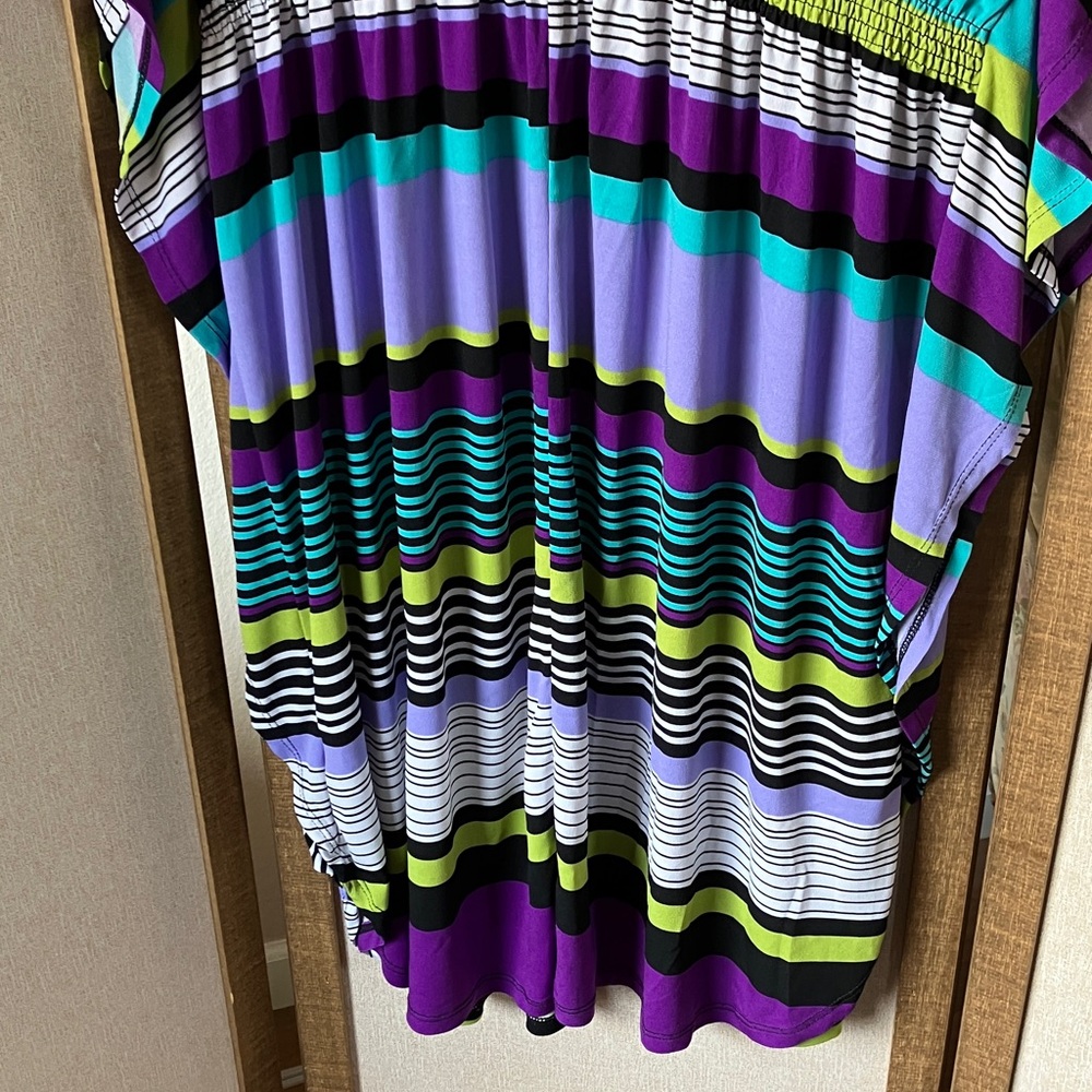FINAL MARKDOWN Intriguing Threads Women's Striped dress 18w - Picture 9 of 13
